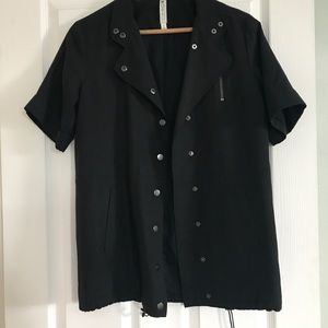 Mural Short-Sleeve Utility Jacket